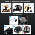 VMIDirect Motorcycle Bluetooth 5.1 Helmet Intercom for easy installation on various helmet types