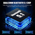 Qualcomm Bluetooth 5.1 chip for Motorcycle Bluetooth 5.1 Helmet Intercom with fast transfer speed and stable signal