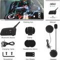 VMIDirect Motorcycle Helmet Bluetooth 5.0 Headset with Charging Cable and User Manual for Easy Communication