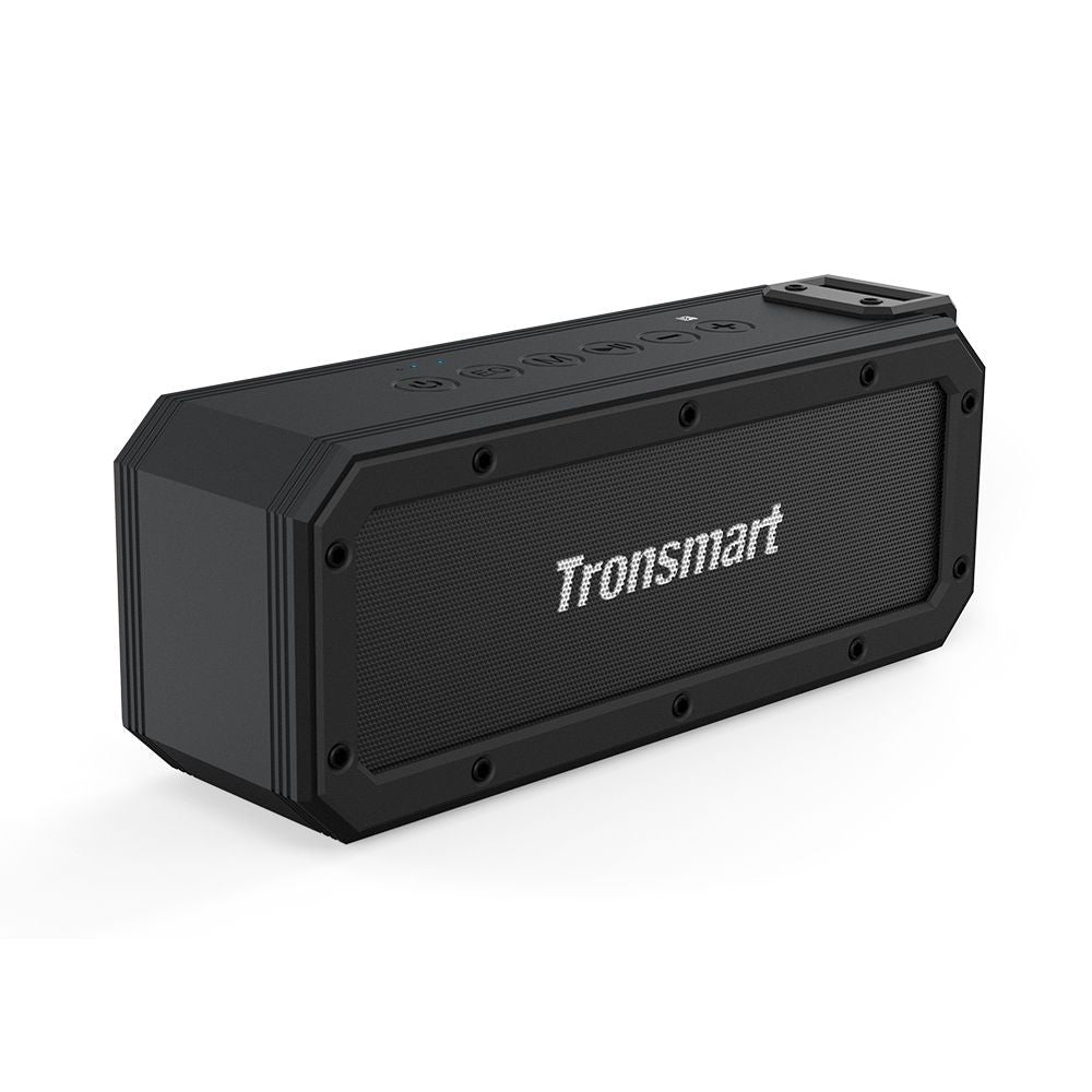 Tronsmart Element Force Plus SoundPulse® 40W Portable Bluetooth Speaker 20Hz-20kHz Stereo Pairing Voice Assistant Powerful Tri-bass Effects Supports NFC True Wireless Stereo Sound Core Bluetooth Speaker Waterproof For Indoor & Outdoor 15Hour Playtime-VMI