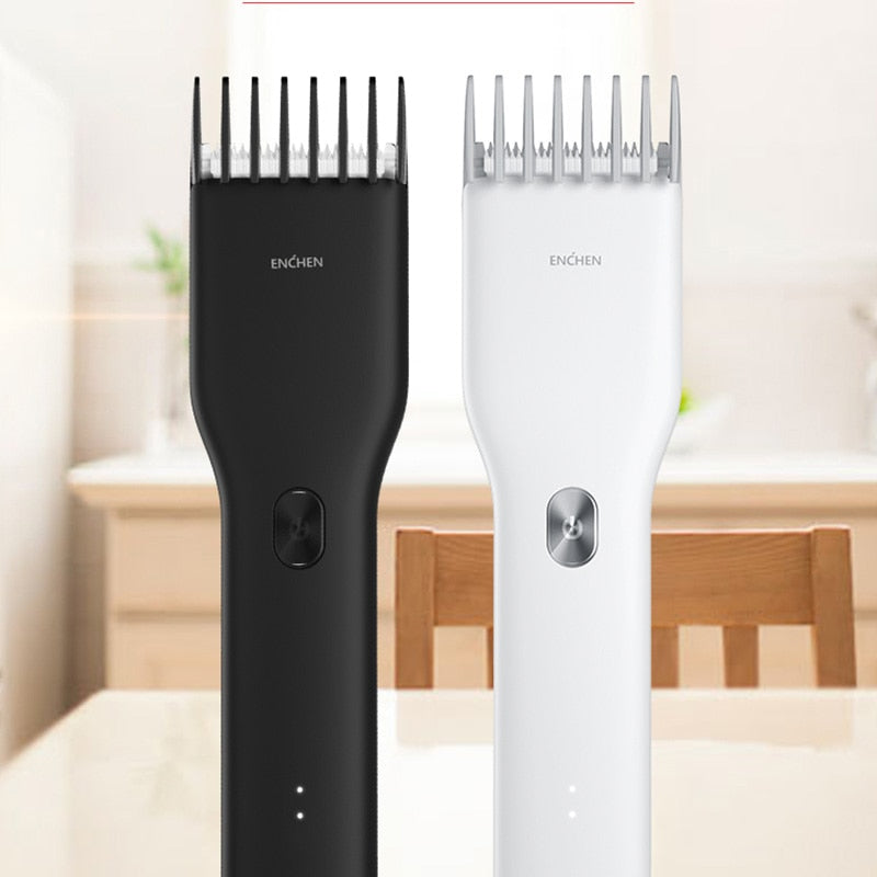 VMIDirect Hair Trimmer in black and white with ergonomic design for easy grooming