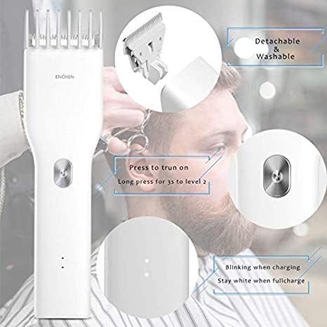 VMIDirect Hair Trimmer with detachable and washable blades for easy grooming and maintenance