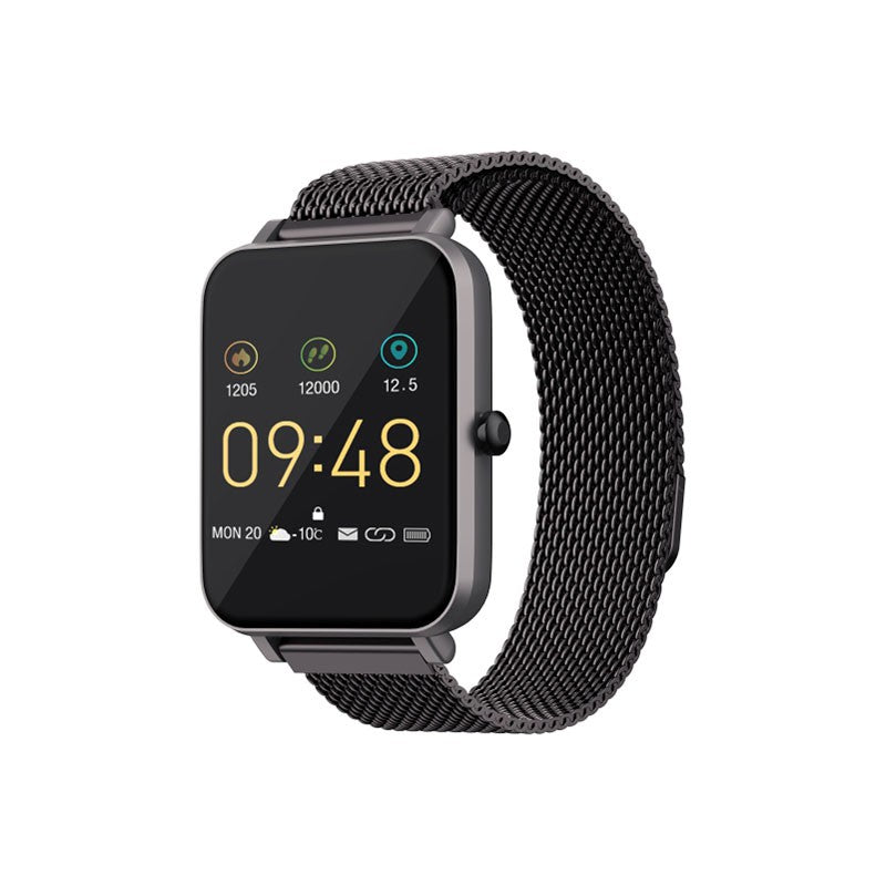 VMIDirect Watch Fitness Tracker with sleek design and mesh strap displaying time and fitness data