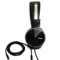 VMIDirect Foldable Headphone in black with a sleek design and durable cable for easy portability