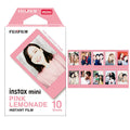 Fujifilm Instax Mini Pink Lemonade Instant Film Pack with 10 sheets for vibrant photo printing