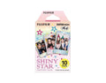 Fuji INSTAX MINI FILM Shiny Star pack with 10 sheets for vibrant credit card size photos