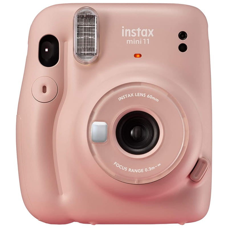 Fujifilm Instax Mini 11 Instant Film Camera in Pink with Auto Exposure and Selfie Mode