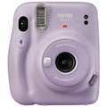 Fujifilm Instax Mini 11 Instant Film Camera in Lavender with Built-in Flash and Lens