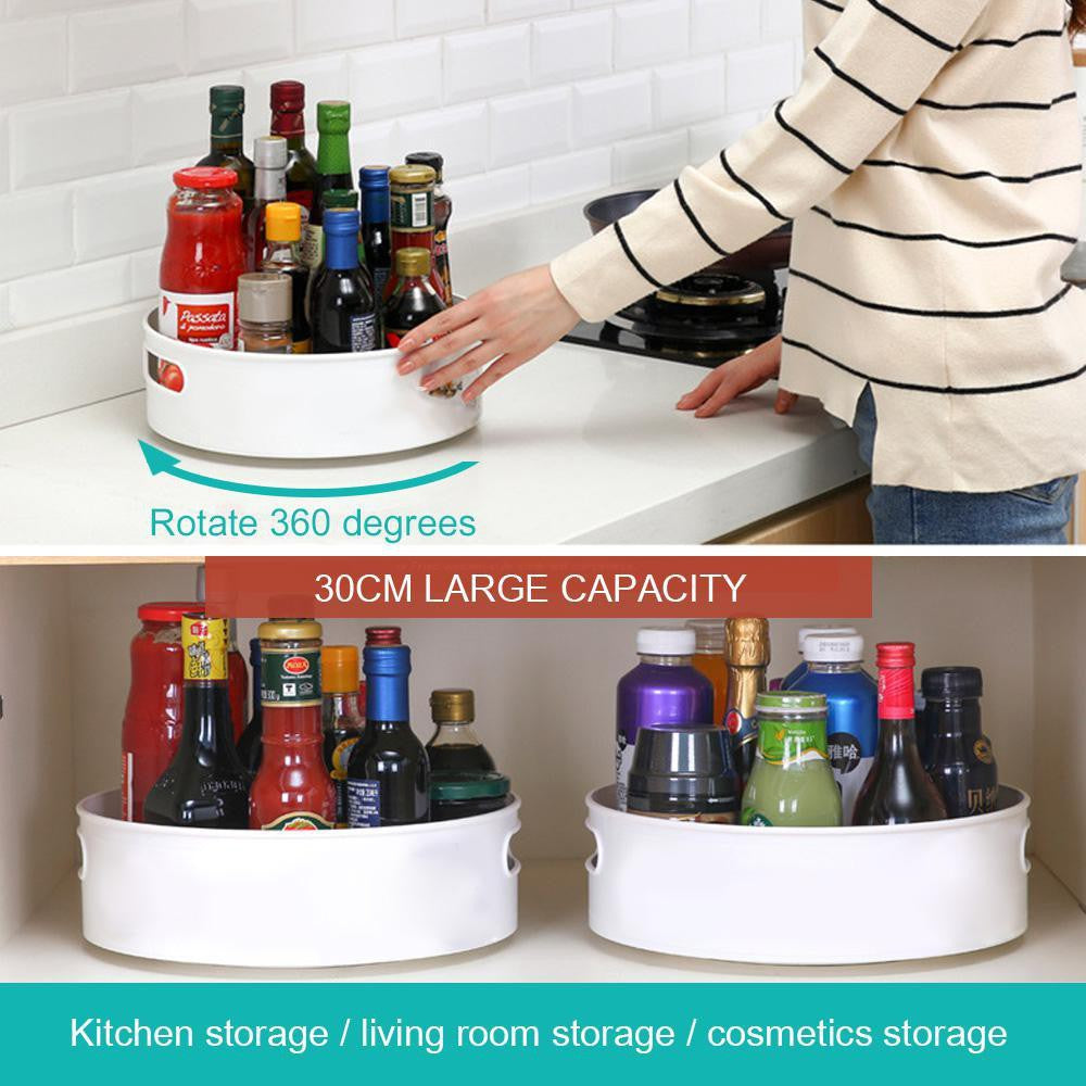VMIDirect Kitchen Organizer with 30cm large capacity for rotating storage of sauces and bottles