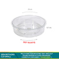 Transparent VMIDirect Kitchen Organizer with a 360-degree rotating design for easy access and storage