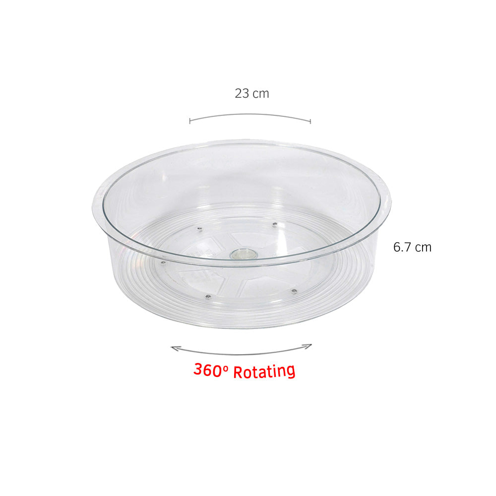 VMIDirect 360° Rotating Kitchen Organizer with 23 cm diameter for easy access to kitchen items