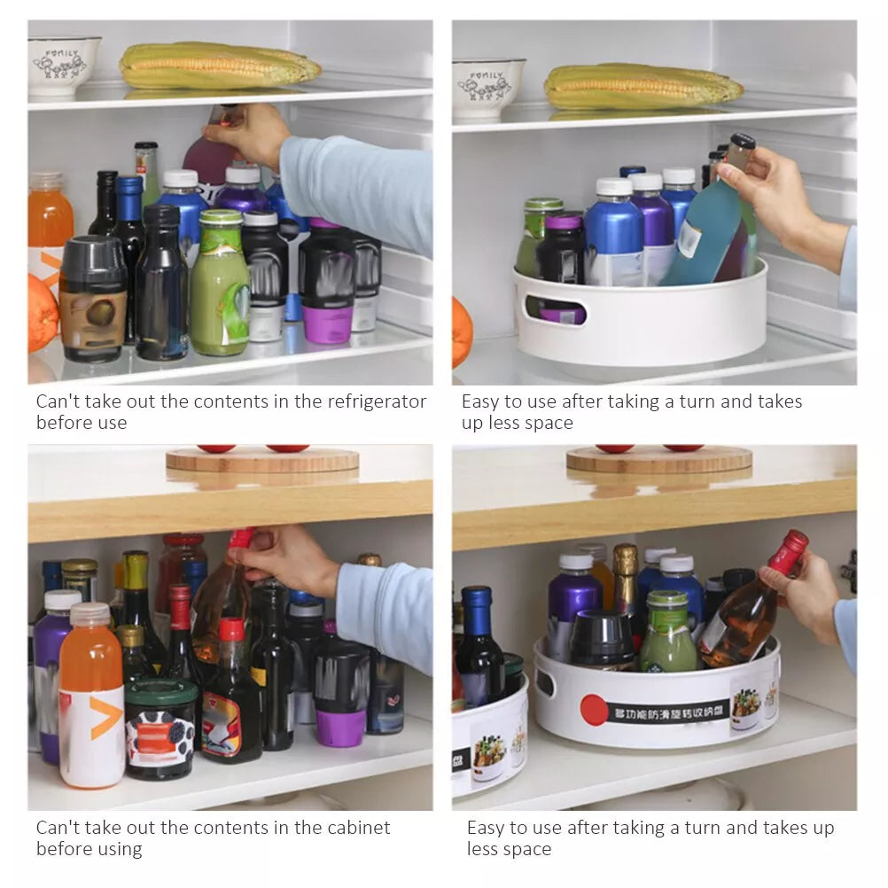 VMIDirect Kitchen Organizer for efficient storage of bottles and jars in cabinets and refrigerators