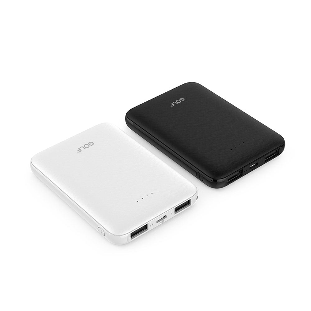 VMIDirect 5000mAh Power Bank in black and white for charging devices on-the-go