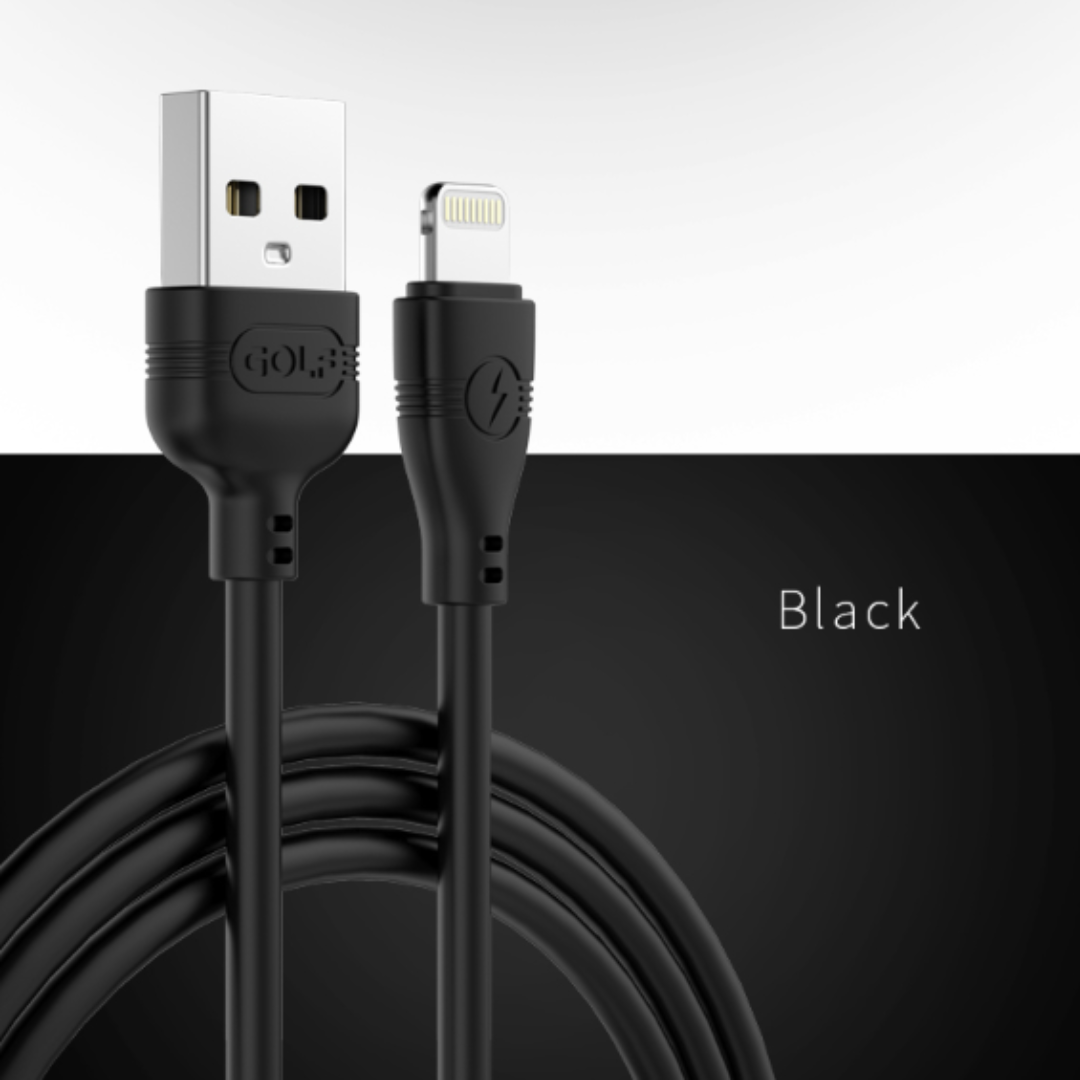 VMIDirect Lightning USB Cable in Black for fast charging and data transfer with durable design