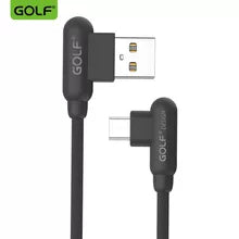 Golf Micro USB Cable with Right Angle Connectors for Easy Charging and Data Transfer