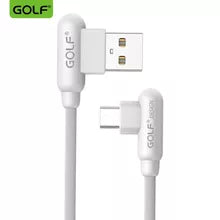 GOLF Micro USB Cable with Right Angle Connector for Convenient Charging and Data Transfer