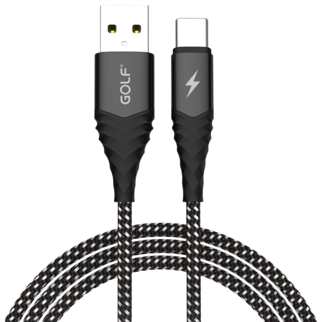 VMIDirect Type C USB Cable in black with durable braided design for fast charging and data transfer