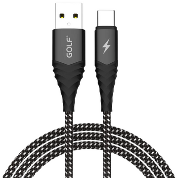VMIDirect Type C USB Cable in black with durable braided design for fast charging and data transfer