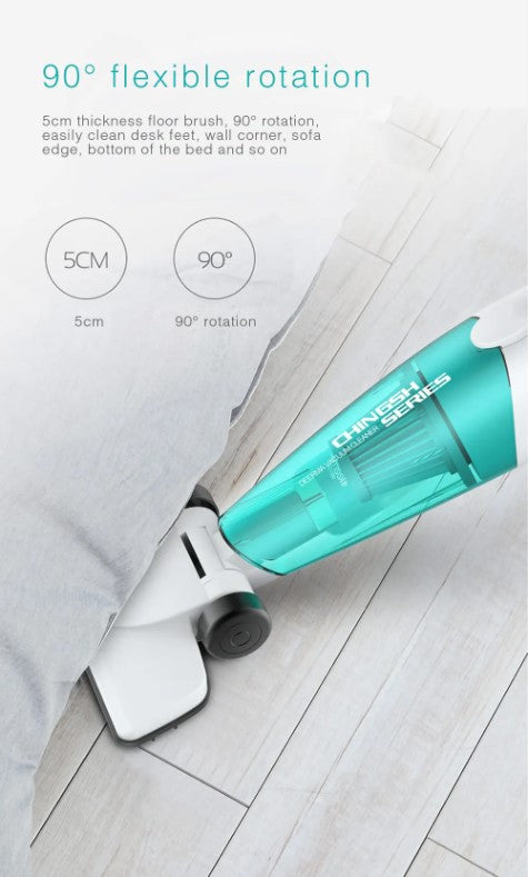 VMIDirect Handheld Vacuum Cleaner with 90-degree flexible rotation for cleaning tight spaces and corners