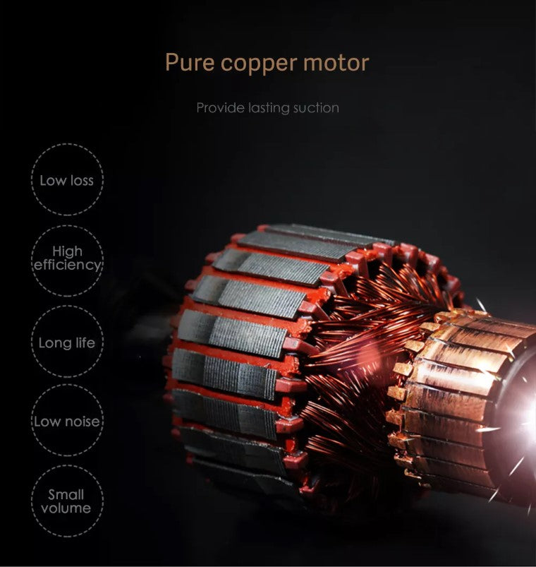VMIDirect Handheld Vacuum Cleaner with pure copper motor for lasting suction and low noise operation
