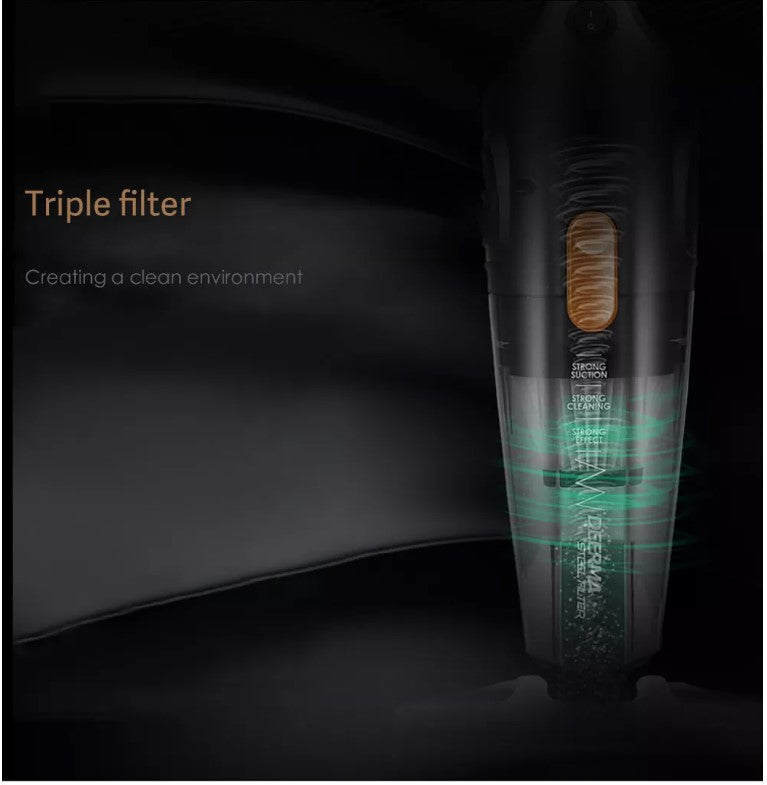 VMIDirect Handheld Vacuum Cleaner with Triple Filter for Efficient Cleaning and a Dust-Free Environment