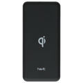 Havit Qi Wireless Charging 10000mAh Power Bank with Sleek Black Design and Fast Charge Capability