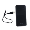 VMIDirect 20000mAh Power Bank in Black with USB Charging Cable for Efficient Device Charging