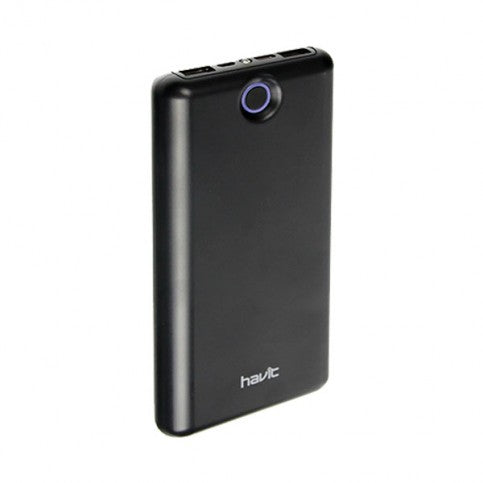 VMIDirect 20000mAh Power Bank in sleek black design with dual USB ports