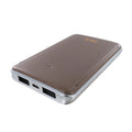 VMIDirect 5000mAh Power Bank in brown with dual USB ports for fast charging