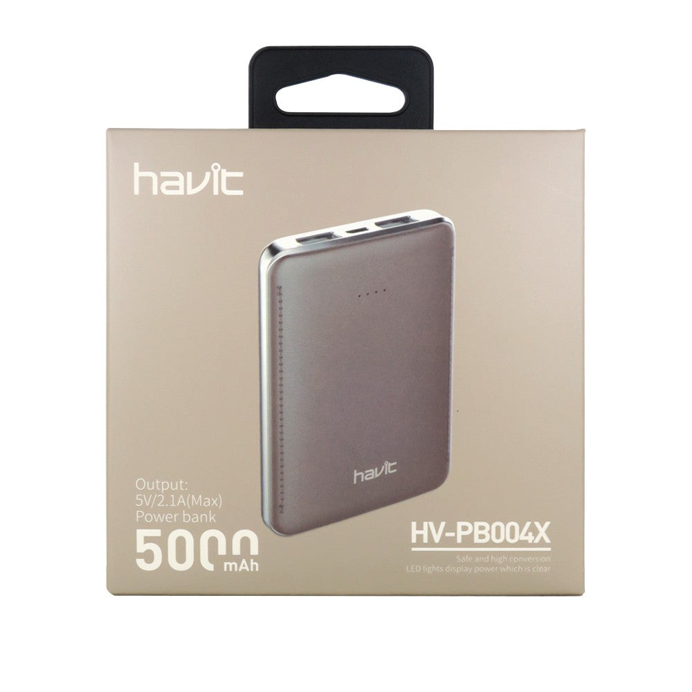 VMIDirect 5000mAh Power Bank in sleek black packaging with dual USB ports