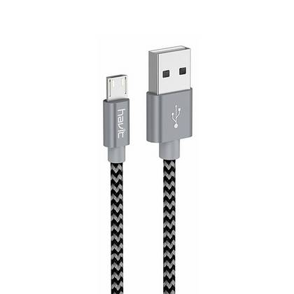 Havit Braided Lightning Cable with USB Connector for Fast Charging and Data Transfer