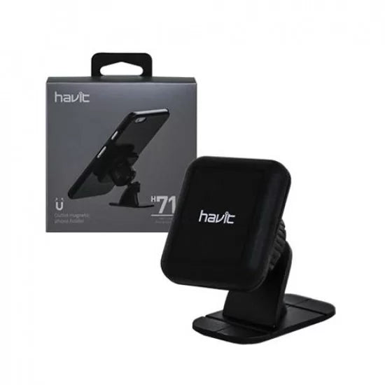 Havit Magnetic Car Mobile Phone Holder with Adjustable Stand for Easy Viewing and Use