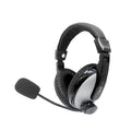 VMIDirect Dual Plug Headset Wired with Adjustable Noise-Cancelling Microphone and Cushioned Earpads