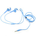 VMIDirect Blue Earbuds With Mic featuring secure fit for comfortable listening