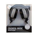 VMIDirect Foldable Headphone in Black and Grey Design with Compact Packaging for Easy Storage