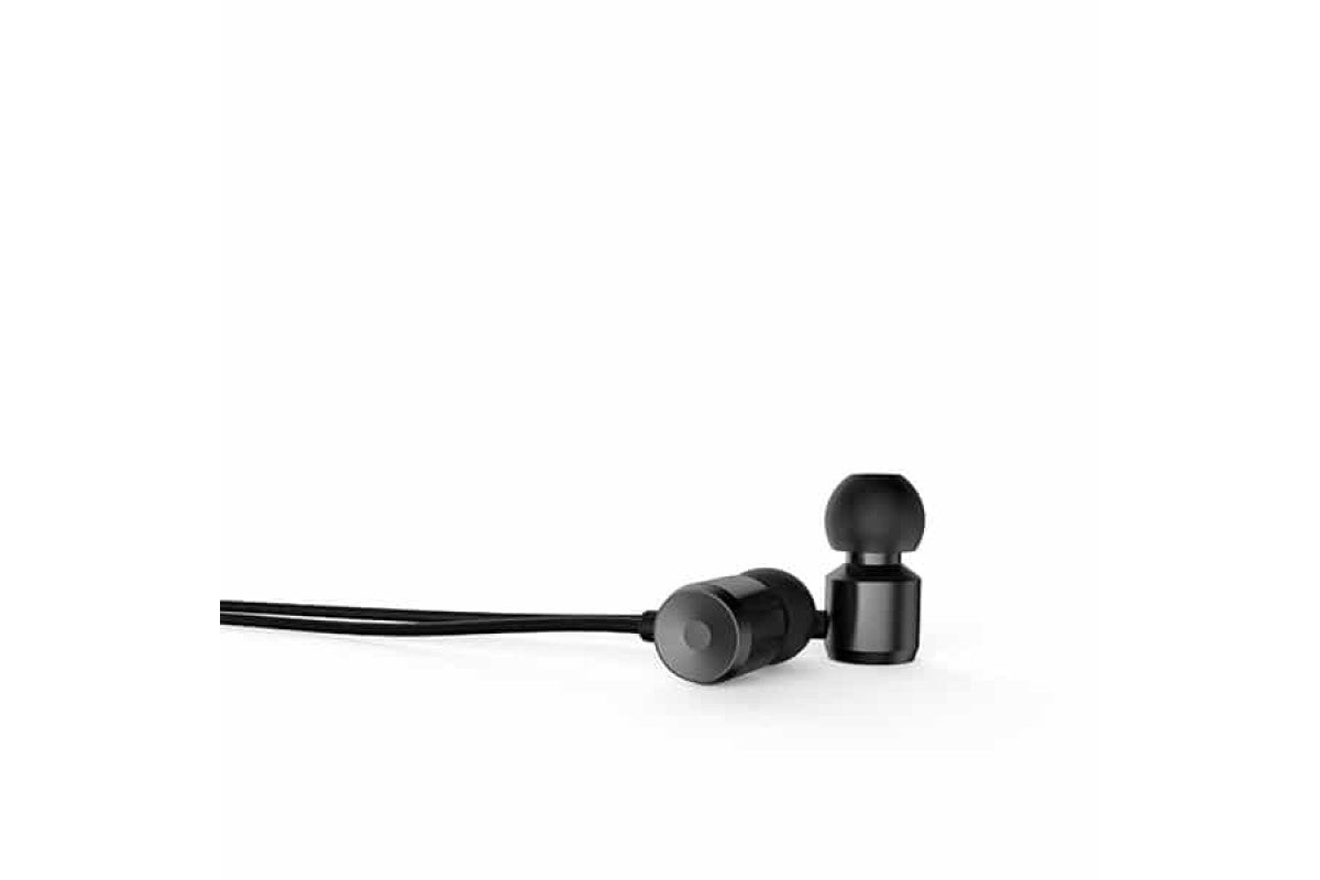 VMIDirect In-Ear Earphone in sleek black design for rich sound quality and comfort