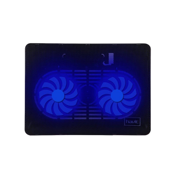 VMIDirect Laptop Cooling Pad with dual blue fans for efficient heat dissipation