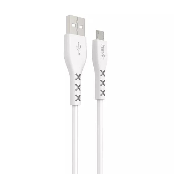 VMIDirect Micro USB Data Cable in white for charging and data transfer