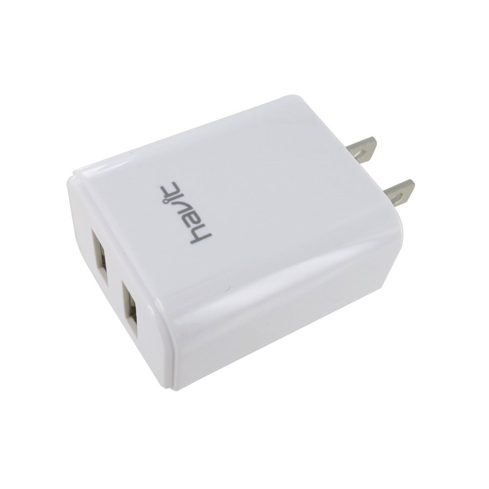 Havit Dual USB Travel Charger Box with Mobile Phone Charging Adapter for convenient charging