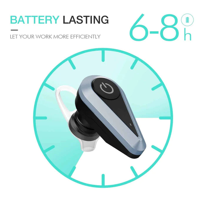 VMIDirect Mono Bluetooth Earpiece with 6-8 hours battery for efficient hands-free communication