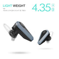VMIDirect Mono Bluetooth Earpiece in sleek design, lightweight at 4.35g for comfortable long-term wear