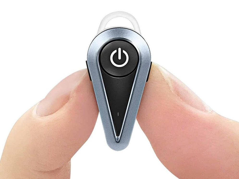 VMIDirect Mono Bluetooth Earpiece with Compact Design and Easy Power Button for Hands-Free Calls.