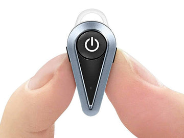 VMIDirect Mono Bluetooth Earpiece with Compact Design and Easy Power Button for Hands-Free Calls.
