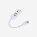 VMIDirect Multi-Port Adapter in white with three USB ports for connecting multiple devices