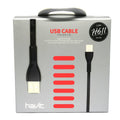 VMIDirect USB Cable 2.0 with Flat Design and TPE Material, ideal as a Phone Data Cord