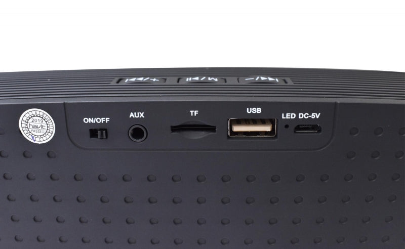 VMIDirect Portable Bluetooth Speaker with USB, AUX, and TF card inputs for versatile music playback