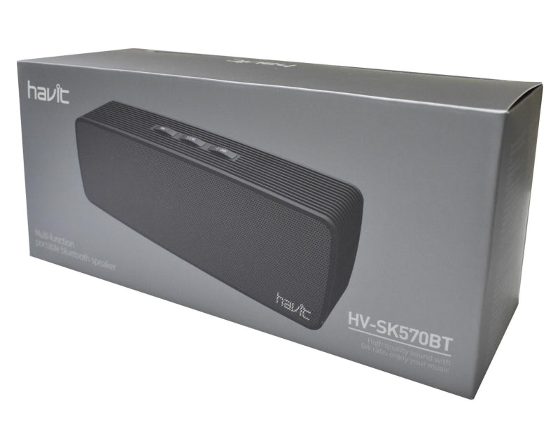 VMIDirect Portable Bluetooth Speaker in Black with Easy Access Control Buttons