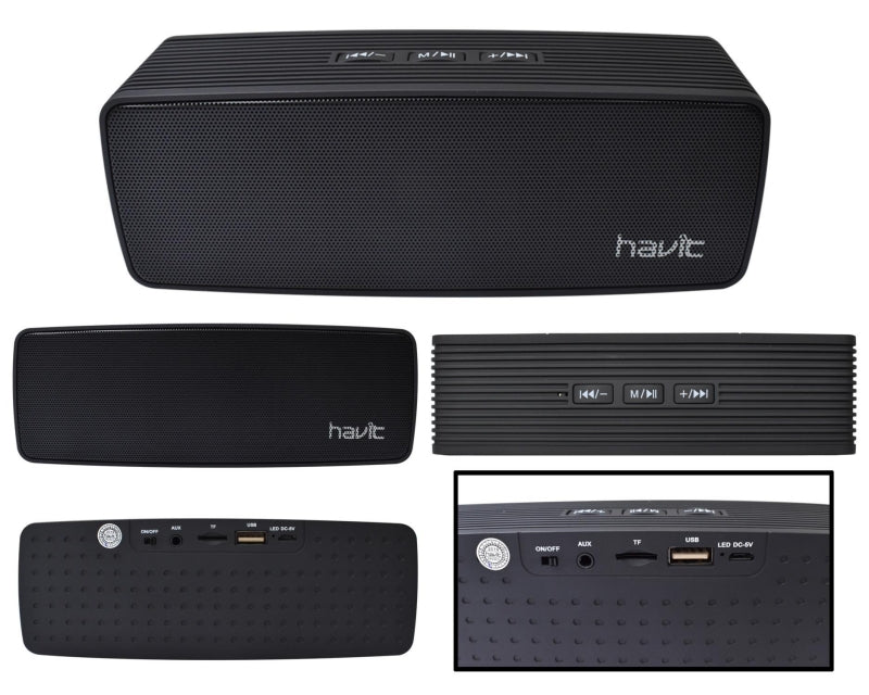 VMIDirect Portable Bluetooth Speaker with Multiple Control Buttons and USB Connection