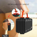Shockproof Wireless Speaker with Detachable DIY Handle for Easy Portability and Outdoor Use