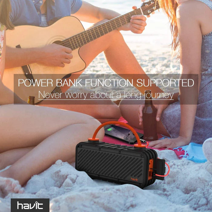Shockproof Wireless Speaker by VMIDirect with Power Bank Function for Outdoor Use